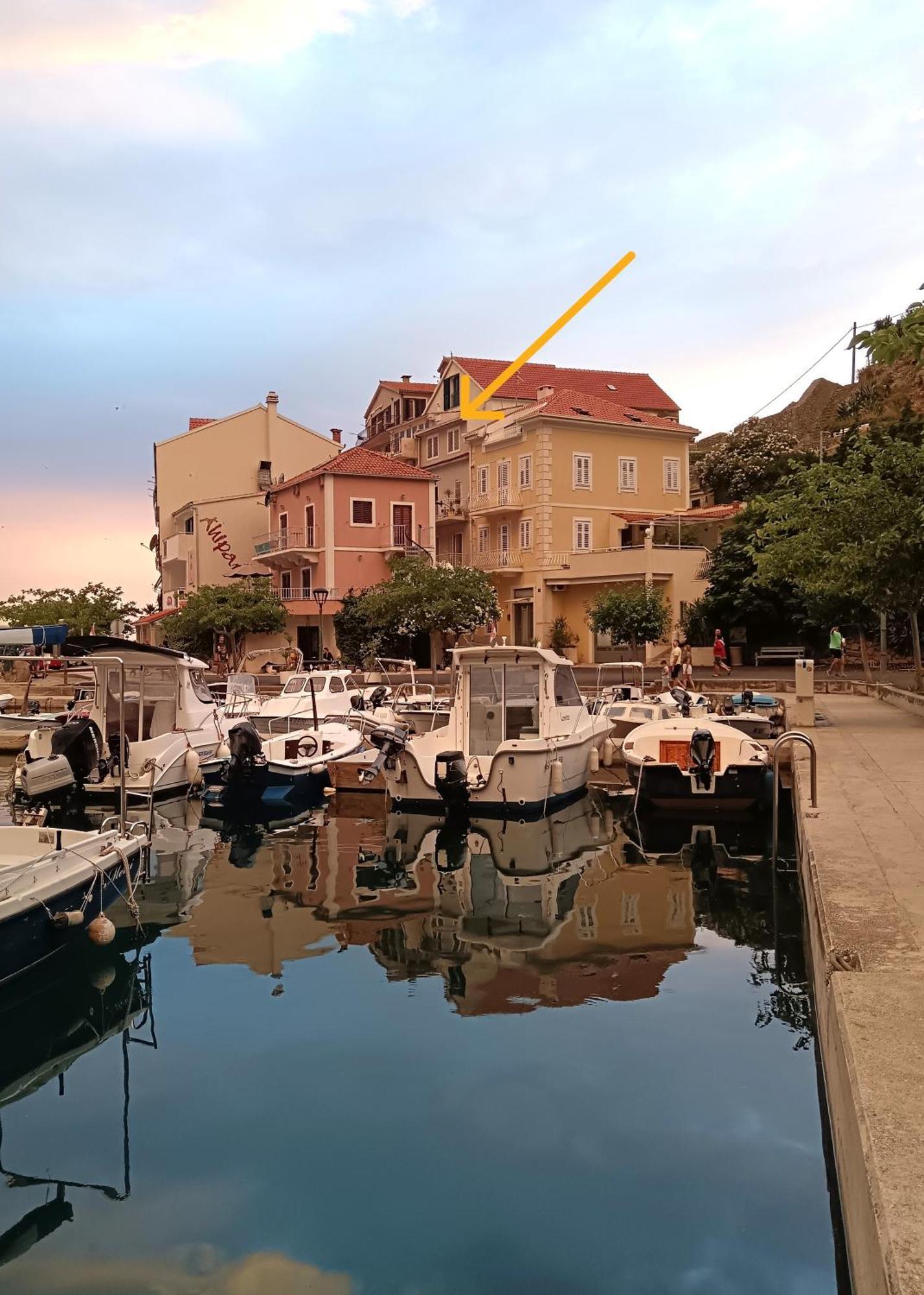 Studio With Magic View Podgora Esterno foto